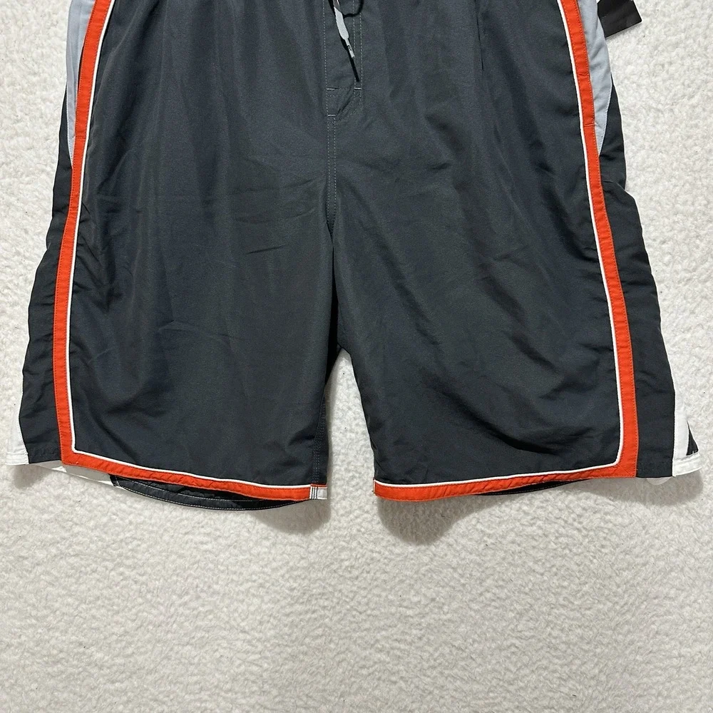 Nike‎ Men's Swim Trunks Shorts Orange Black Size 2XL NWT
